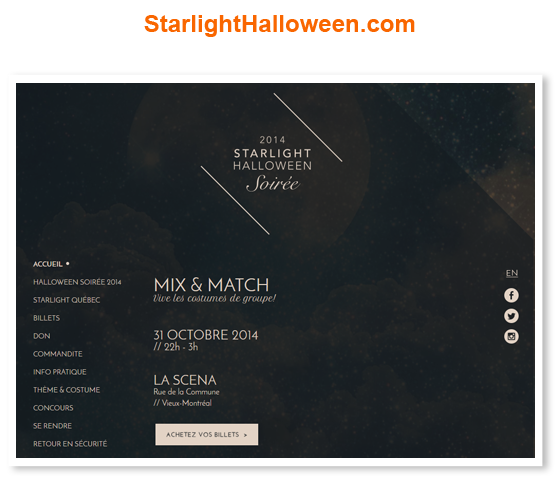 starlighthalloween.com